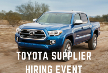 Toyota Supplier Hiring Event