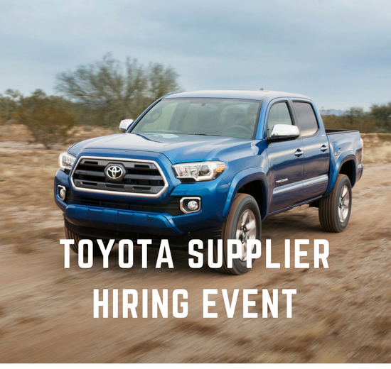 Toyota Supplier Hiring Event
